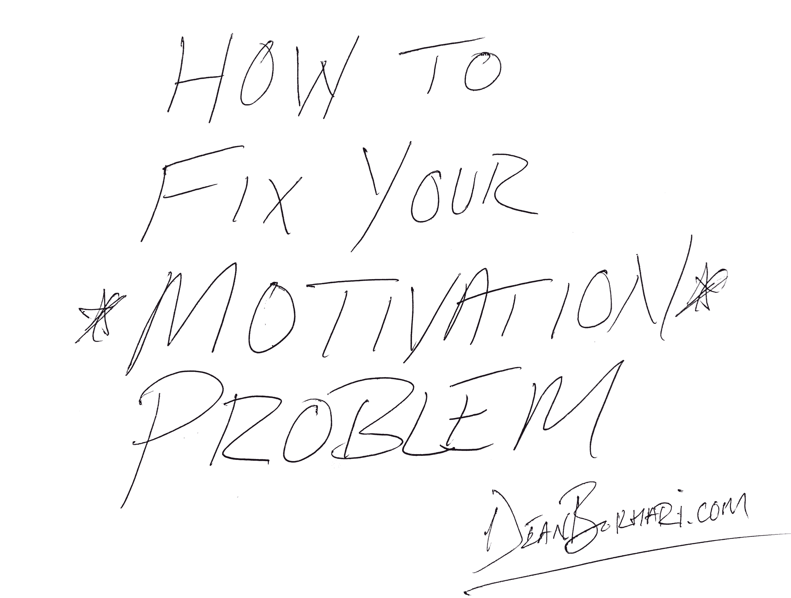 What to Do When You Have No Motivation