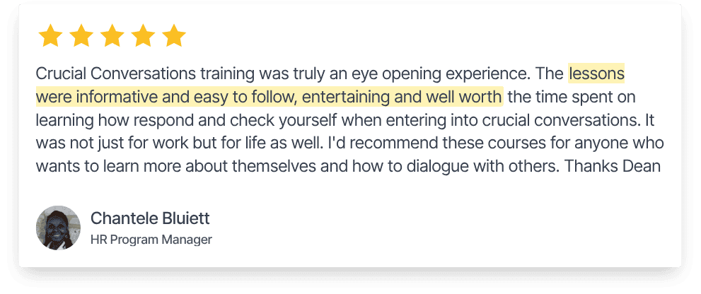 Crucial-Coversations-Course-Testimonial-by-Chantele-Bluiett