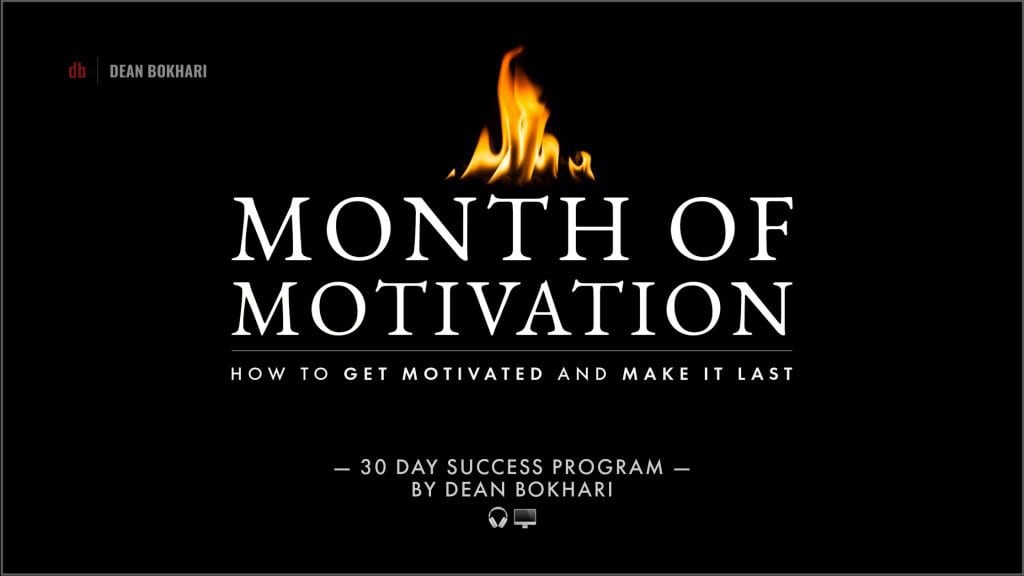 Month of Motivation by Dean Bokhari Course Cover 