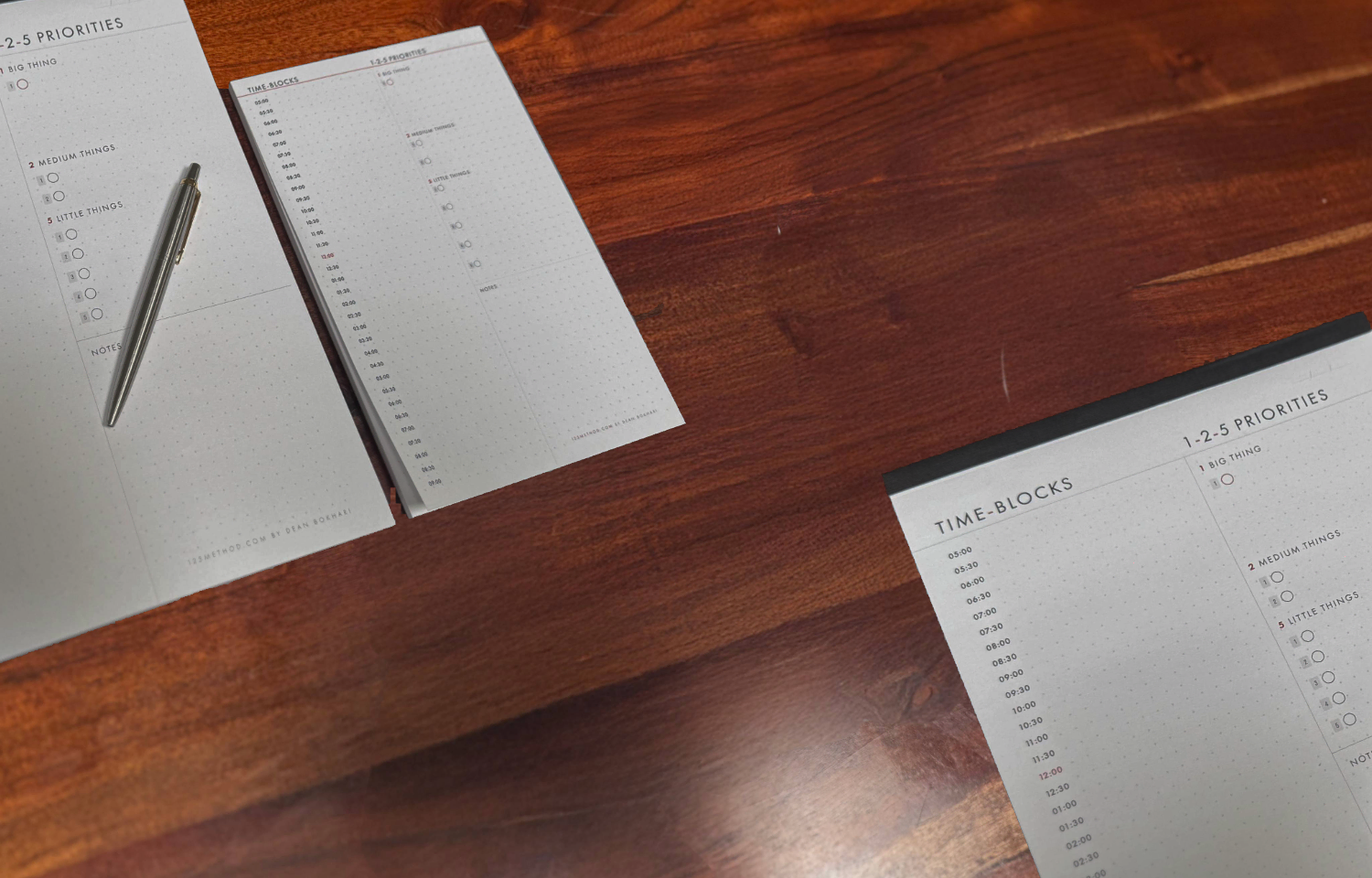 1-2-5 Time Block Planner Collection