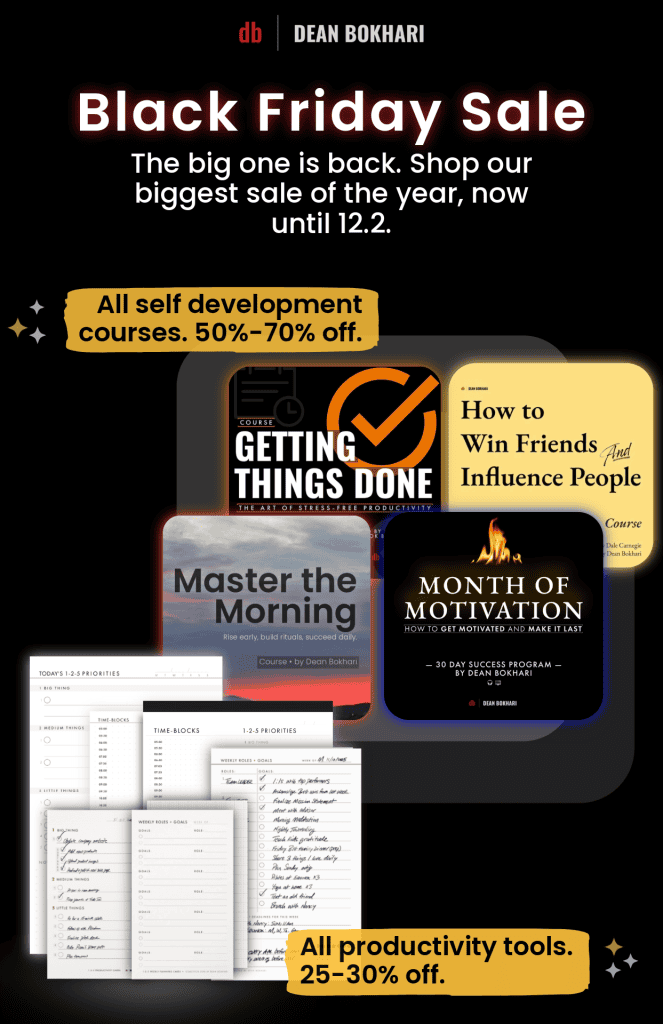 Black Friday Cyber Sale at Dean Bokhari